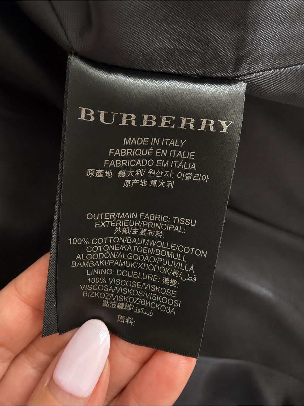 Burberry Prorsum Teal Cotton Trench Coat Made in Italy IT 44 - Picture 6 of 6